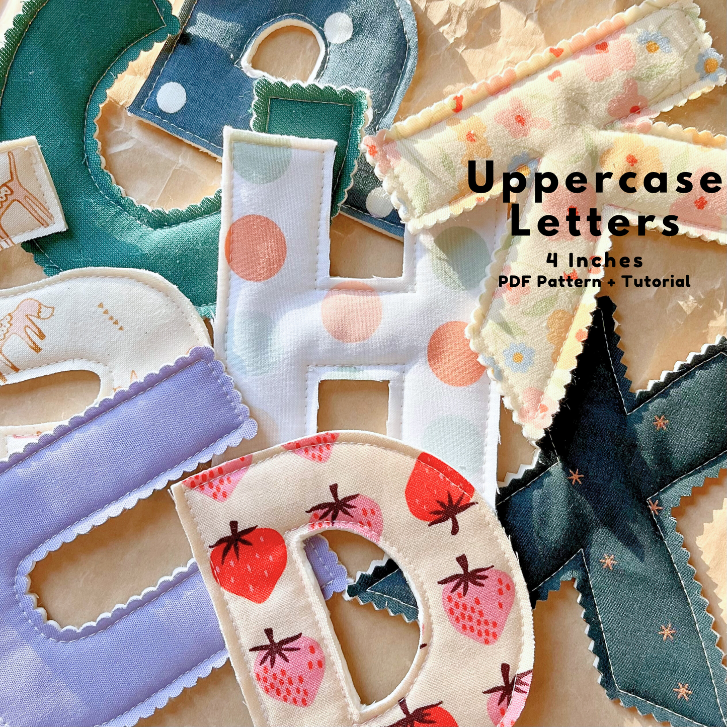4" Classic Alphabet Uppercase