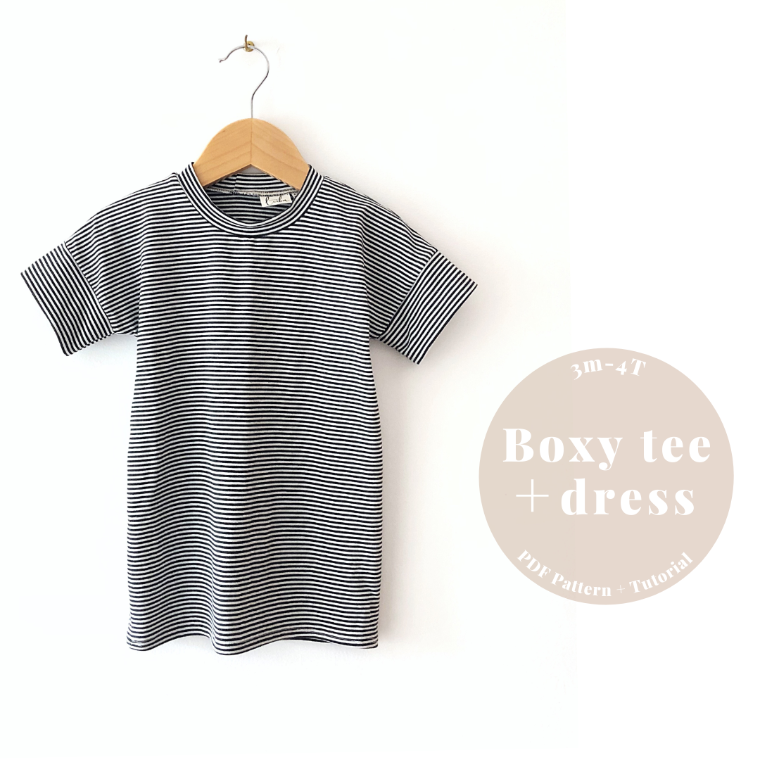 Boxy Dress 0m-4T PDF Pattern