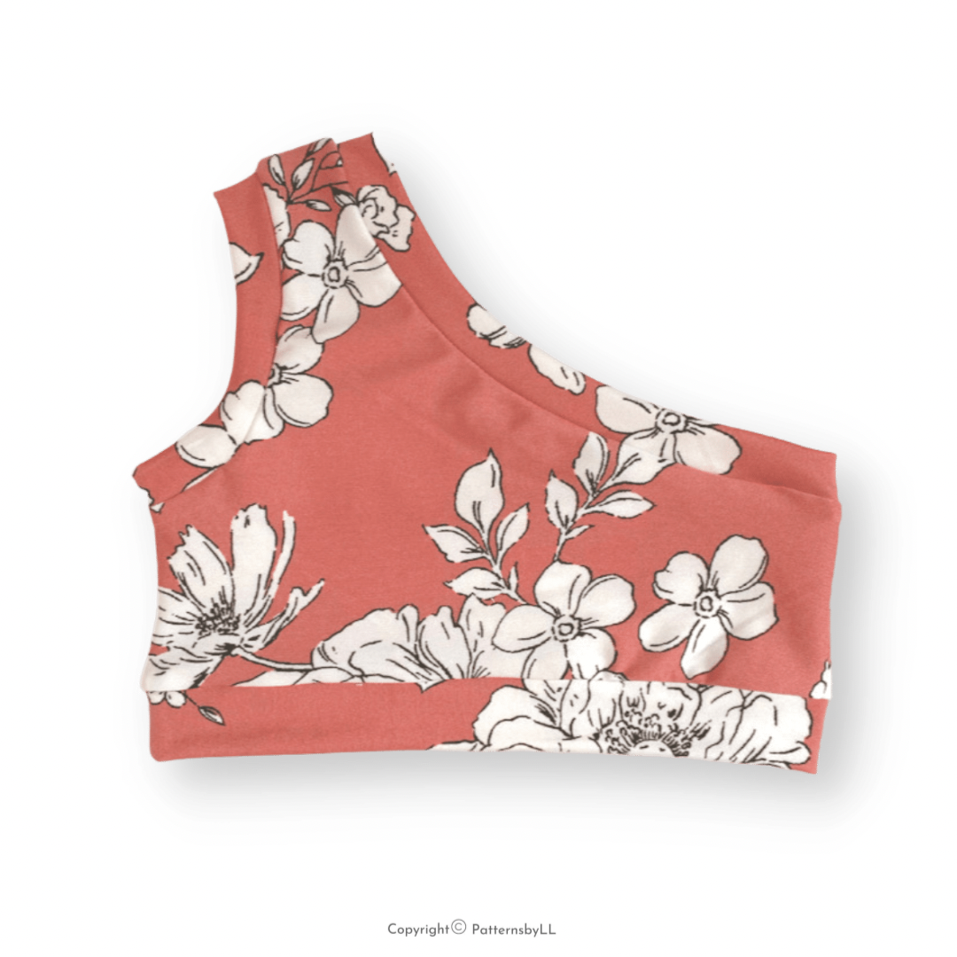 One Shoulder Tank Newborn-4T PDF Pattern