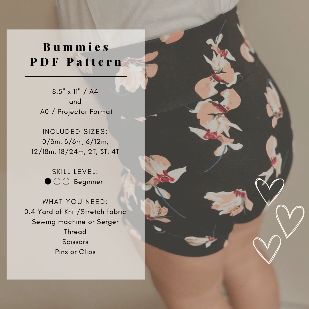 Bummies 0m-4T PDF Pattern