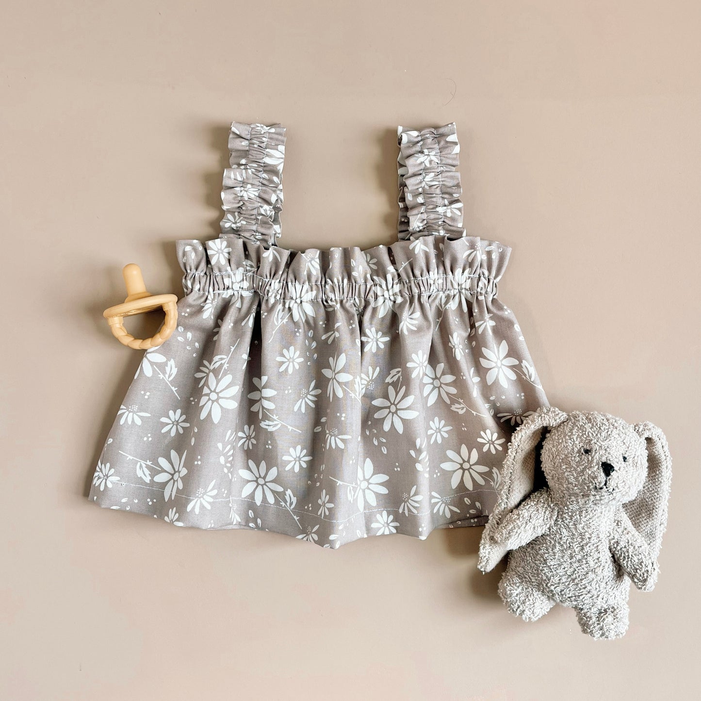 Ruffle Top+Dress 0m-4T PDF Pattern