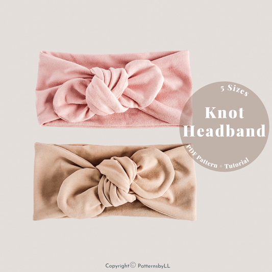 Round Knot Headband PDF Pattern