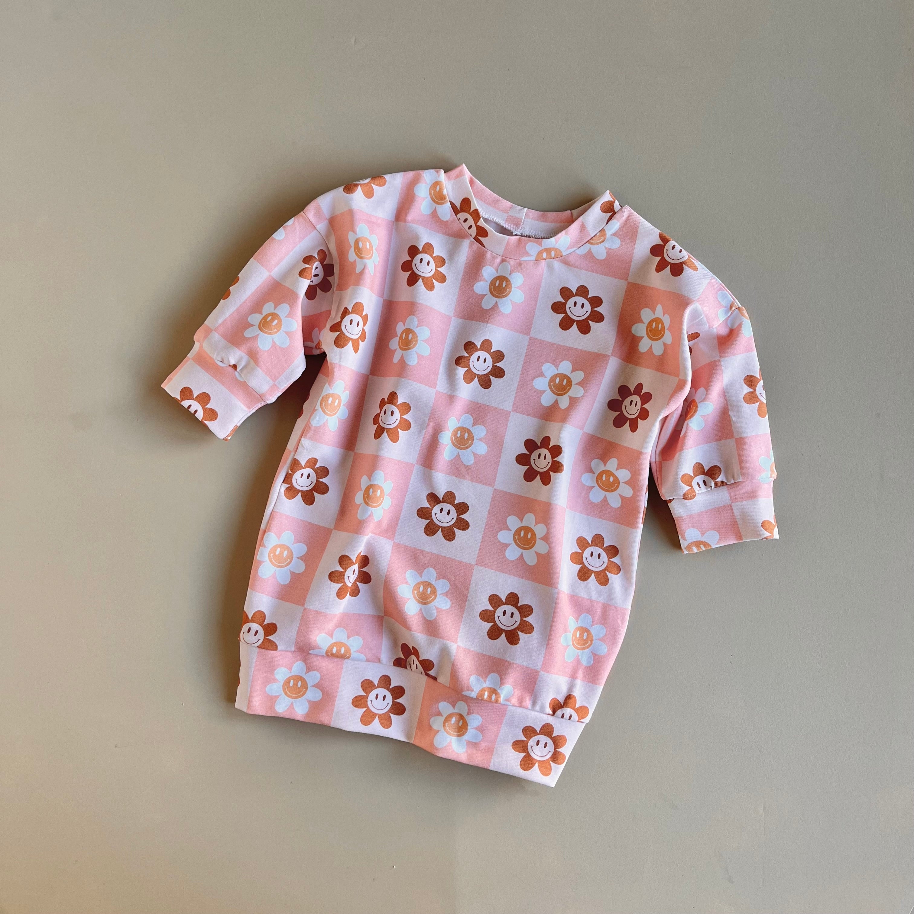 Oversized Dress Sweatshirt 0m-4T PDF Pattern