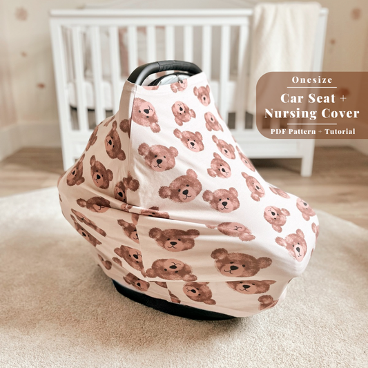 Car Seat/ Nursing Cover PDF Pattern