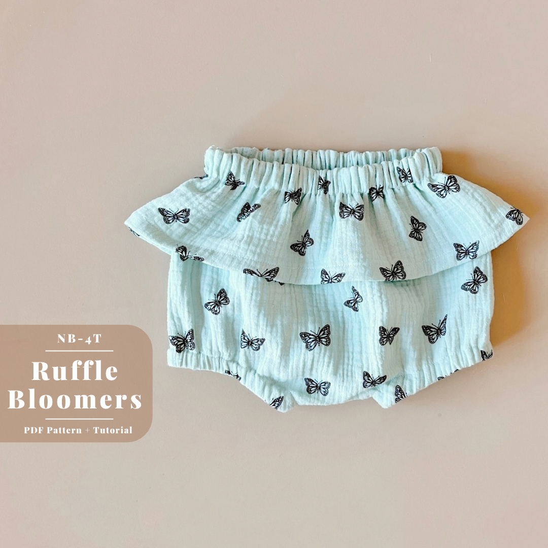 Ruffle Bloomers NB-4T PDF Pattern
