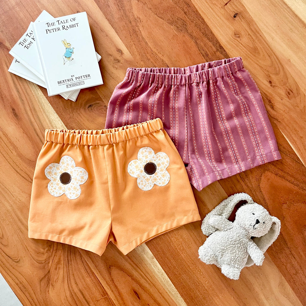 Daisy Shorts 0m-4T PDF Pattern