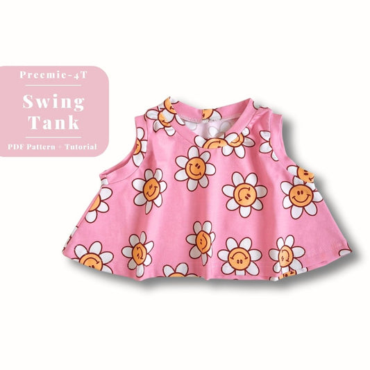 Swing Tank- Preemie-4T PDF Pattern