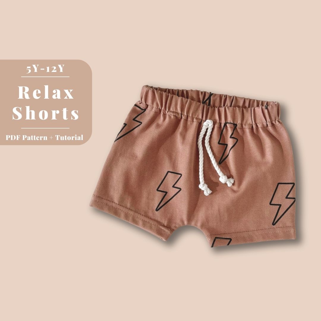 Relax Shorts- 5Y-12Y PDF Pattern