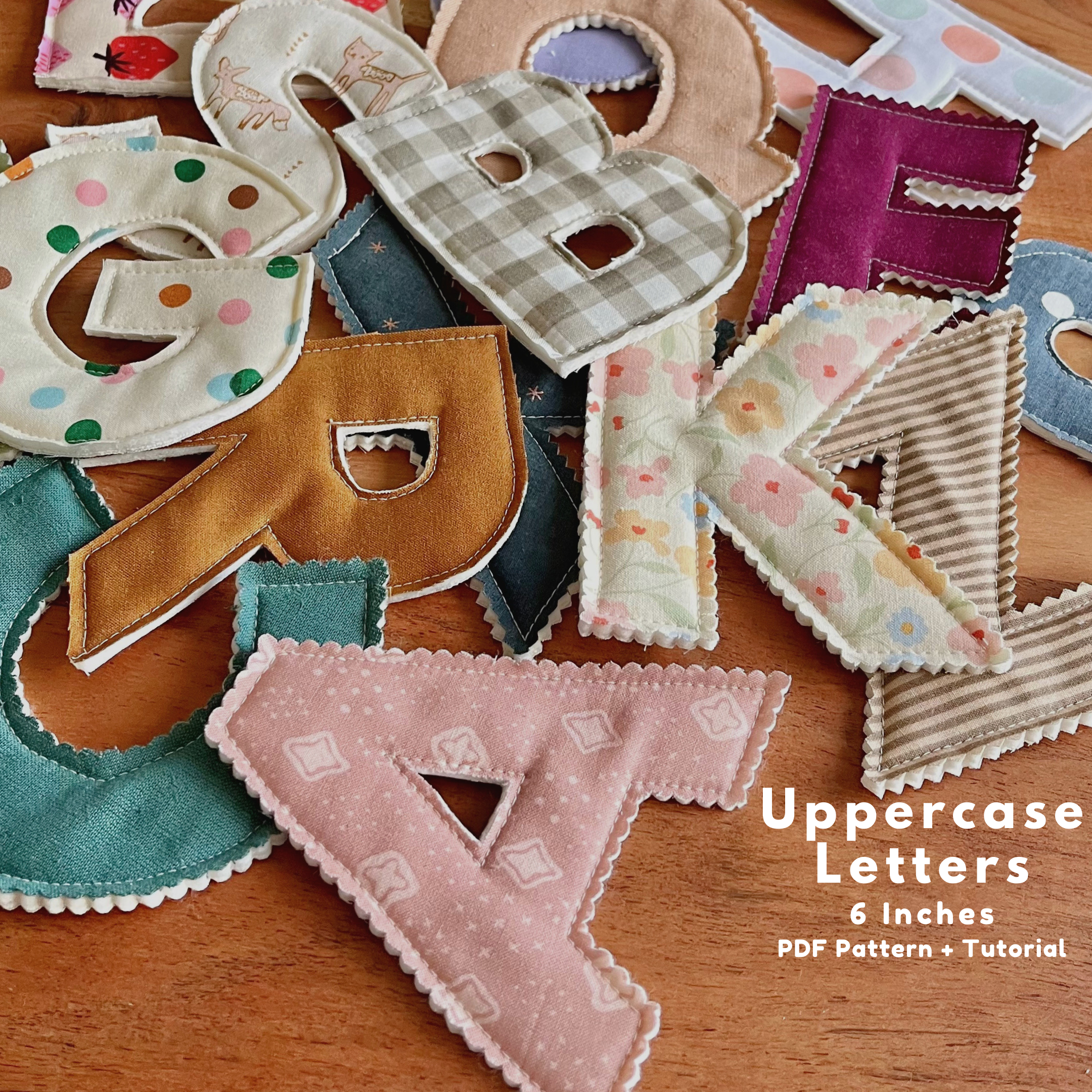 6" Classic Alphabet Uppercase