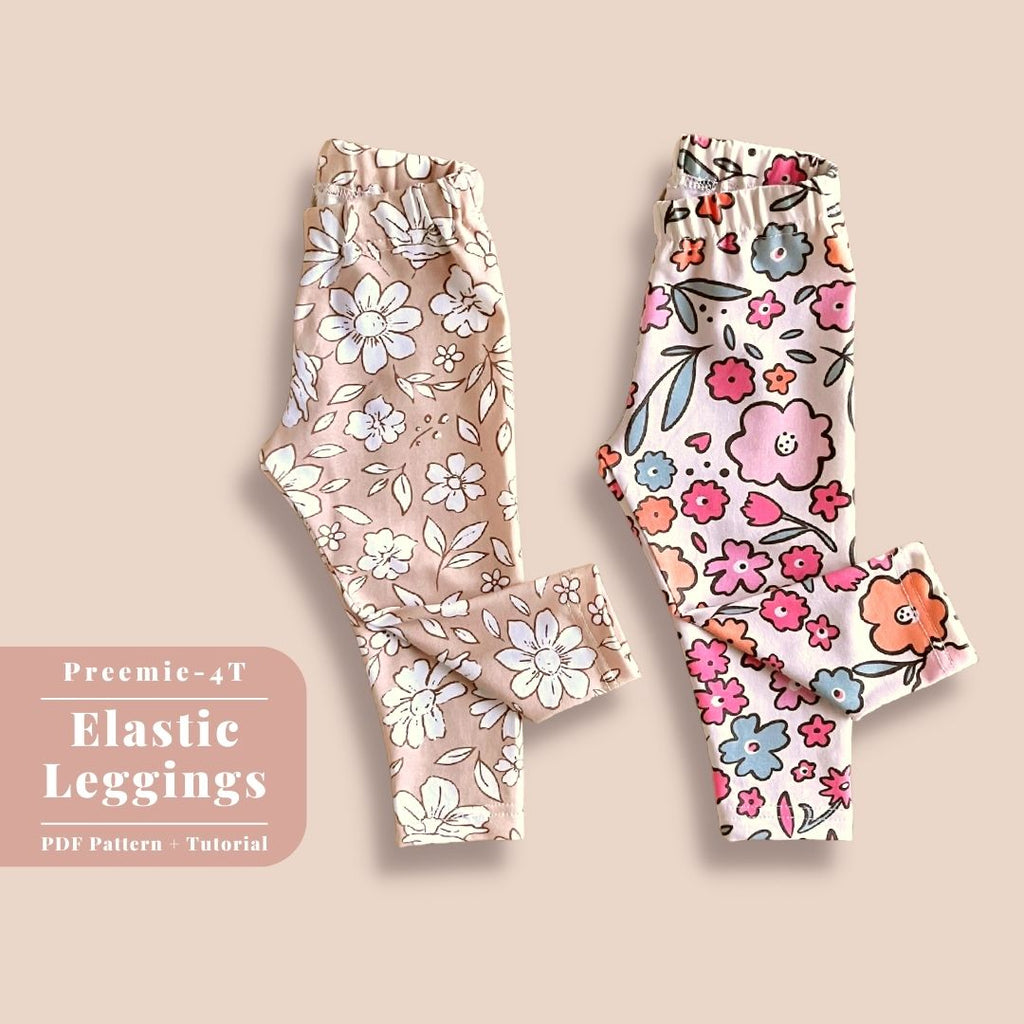 Elastic Leggings Preemie-4T PDF Pattern
