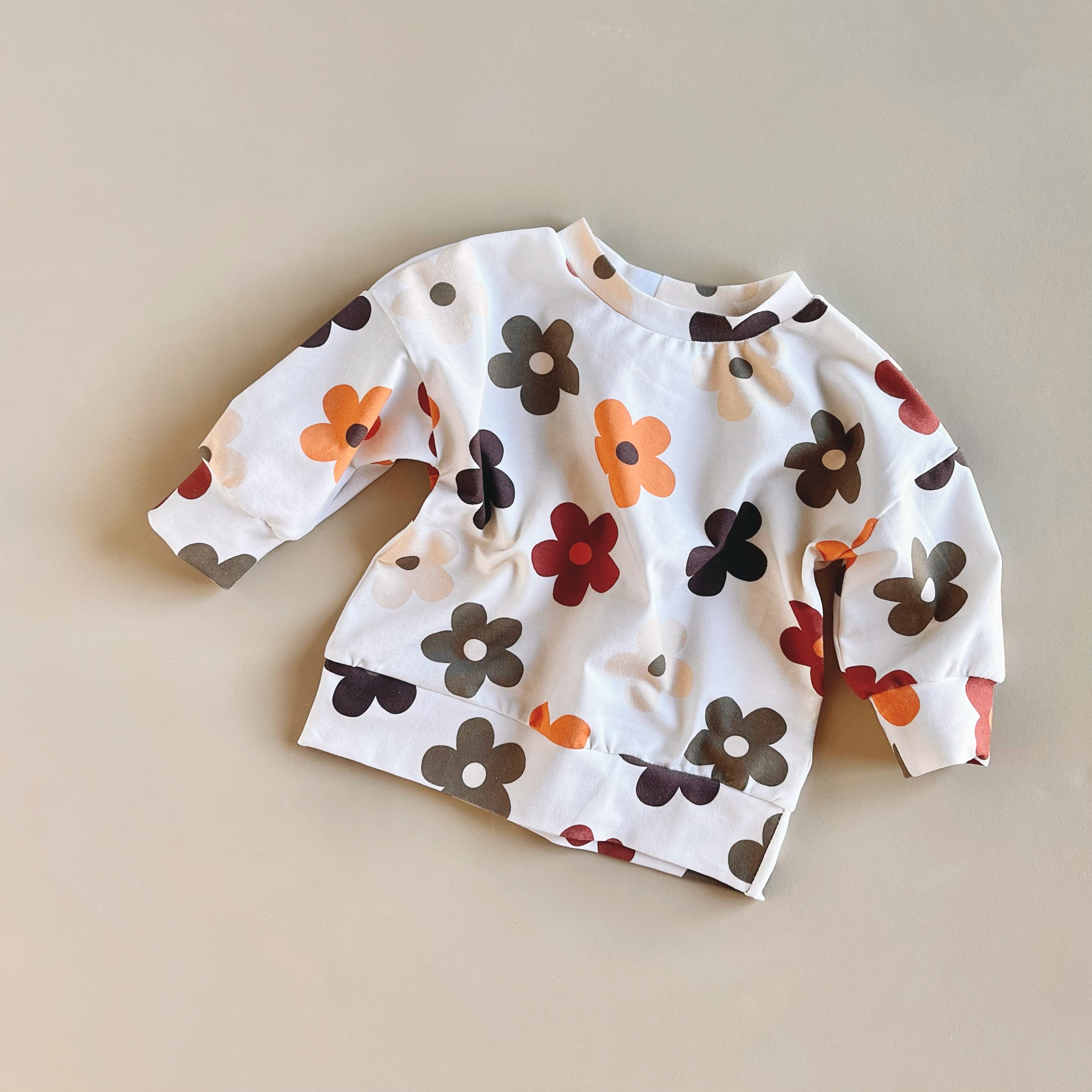 Oversized Sweatshirt 0m-4T PDF Pattern
