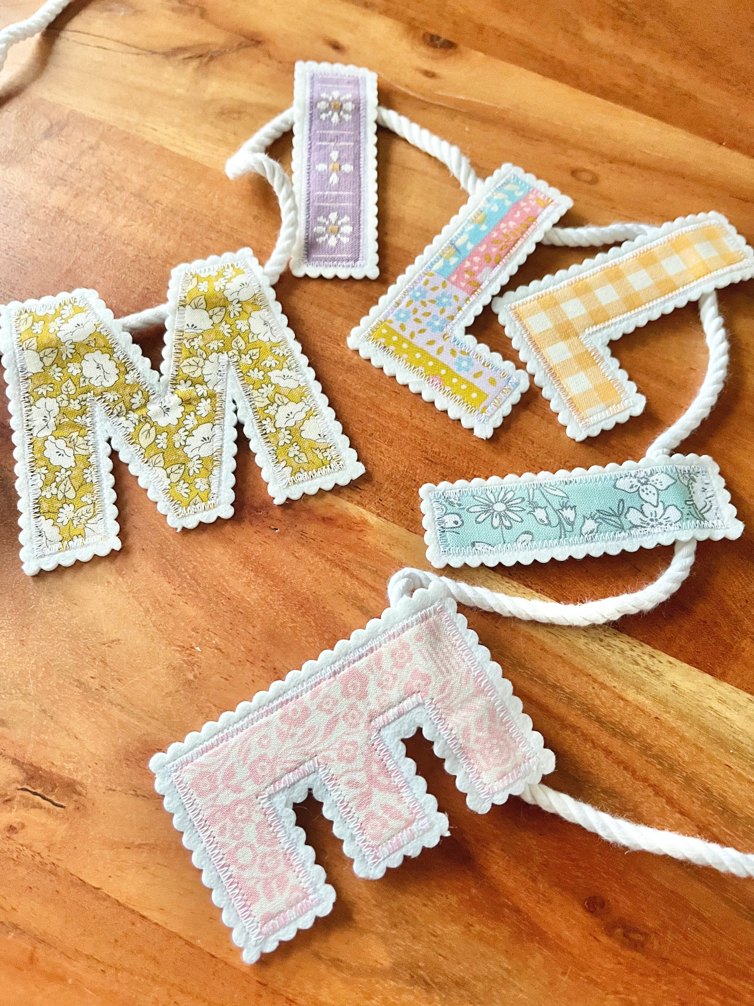 Felt Name Banner