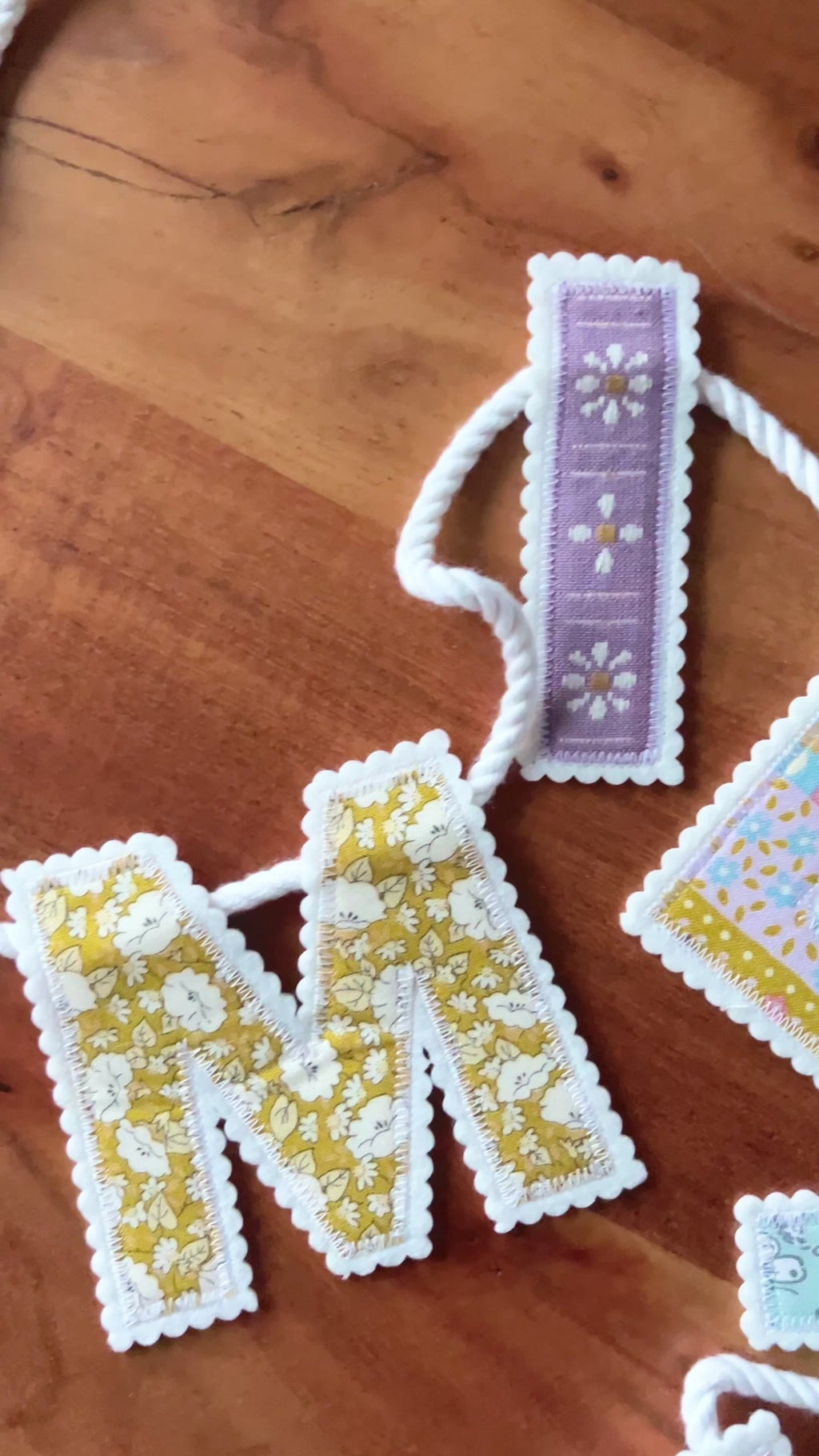 Felt Name Banner