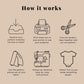 Boxy Tee 0m-4T PDF Pattern
