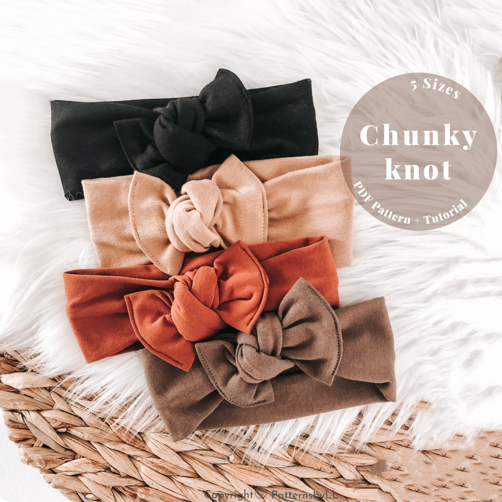 Chunky Knot Headband PDF Pattern