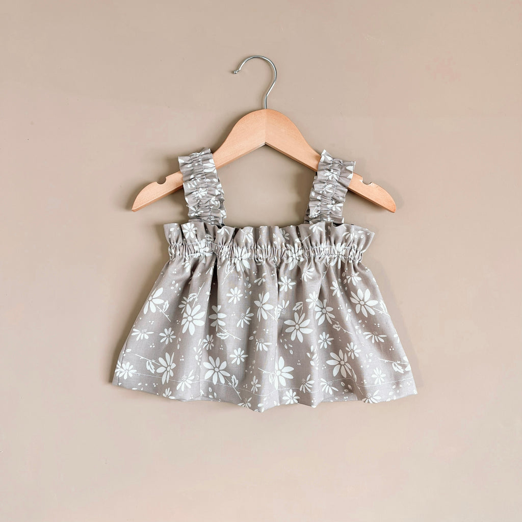 Ruffle Top+Dress 0m-4T PDF Pattern