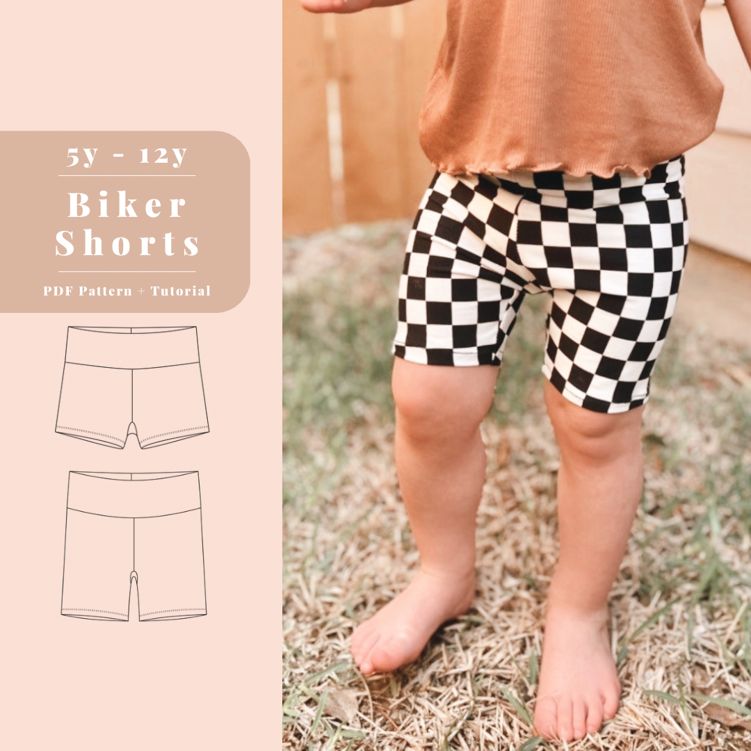 Bike Shorts 5Y-12Y PDF Pattern