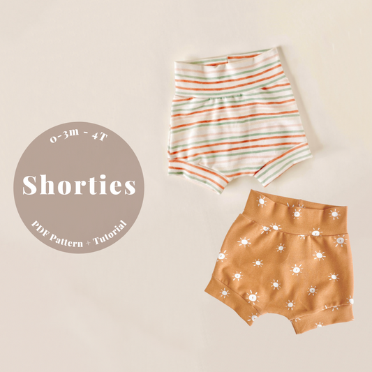 Shorties 0m-4T   PDF Pattern